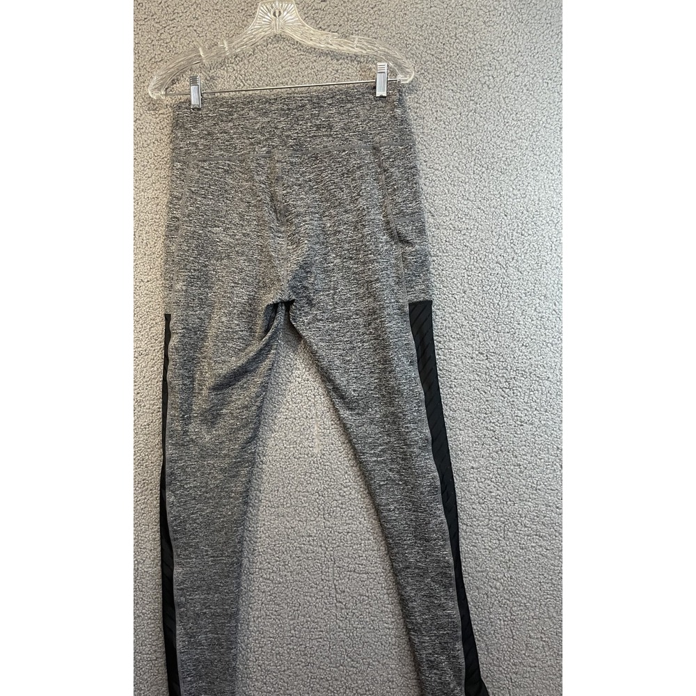 Shein Yoga Legging Black Gray Marlbed Workout‎ Pants Phone Pockets Sz: S